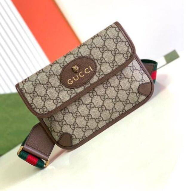 新年の贈り物 GUCCIのネオ ヴィンテージ〕GGスプリーム ベルトバッグ
