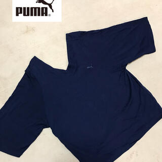 PUMA - PUMA プーマ  半袖  Tシャツ  ネイビー  レディースM