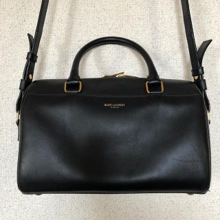 綺麗め????SAINT LAURENT PARISバイカラーダッフル2wayバッグ