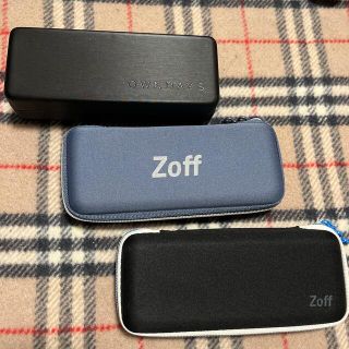 ゾフ(Zoff)のメガネケース　３点セット(サングラス/メガネ)