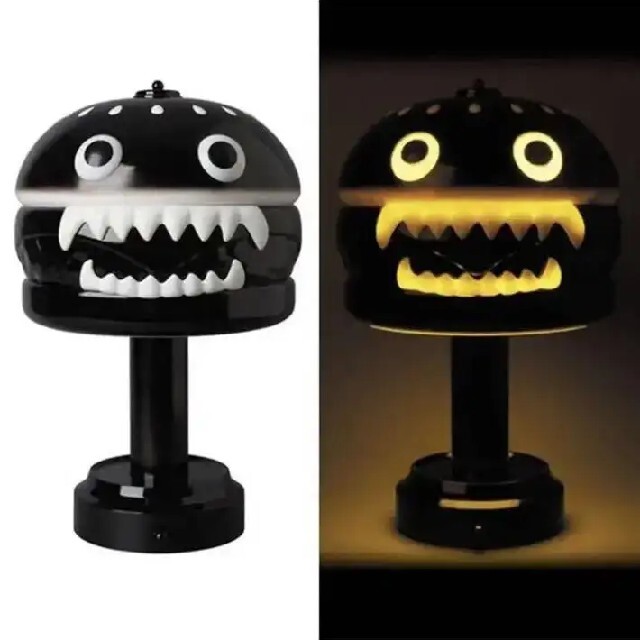 UNDERCOVER(アンダーカバー)のUNDERCOVER HUMBURGER LAMP Black インテリア/住まい/日用品のライト/照明/LED(テーブルスタンド)の商品写真