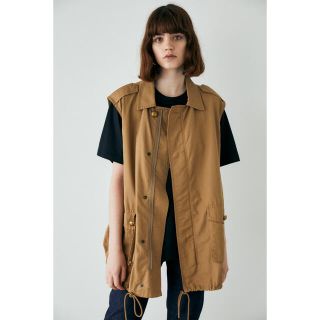 マウジー(moussy)のMOUSSY SLEEVELESS UTILITY ジャケット(ミリタリージャケット)