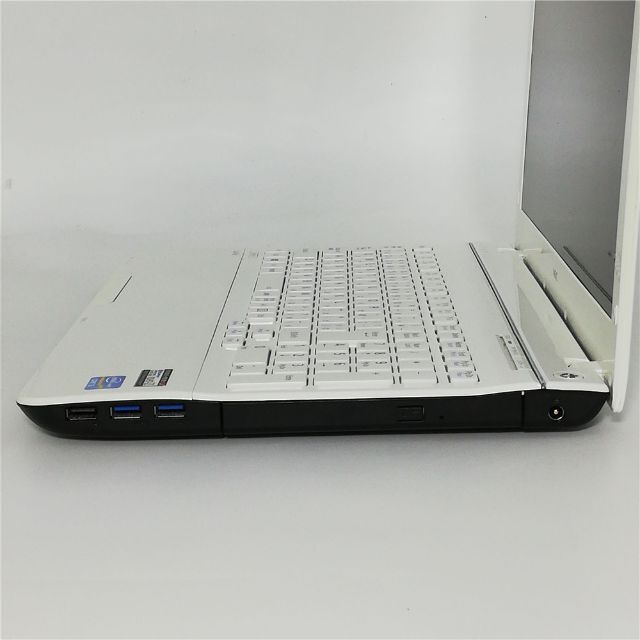 新品爆速SSD ホワイト ノートpc LS550ES6W 8GB Blu-ray - ノートPC