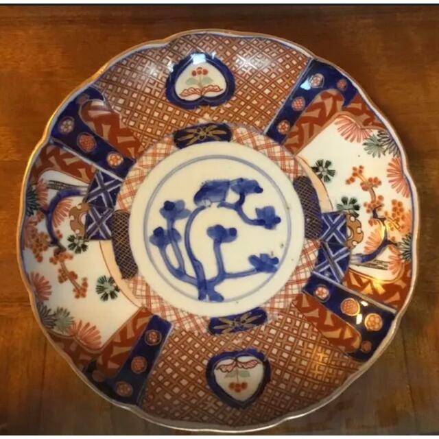 逸品 江戸時代 古伊万里 献上錦手 色絵 富貴長春 七寸皿 5枚 美品 逸品 江戸時代 古伊万里 献上錦手 色絵 富貴長春 七寸皿 5枚 美品