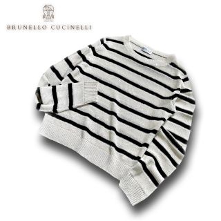 BRUNELLO CUCINELLI - ☆BRUNELLO CUCINELLI☆ボーダー☆サマーニット