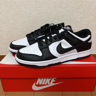 ナイキ(NIKE)の26cm WMNS NIKE DUNK LOW WHITE/BLACK パンダ(スニーカー)