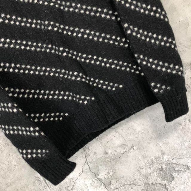 品質は非常に良い 『SAINT LAURENT』サンローラン (M) アルパカ総柄