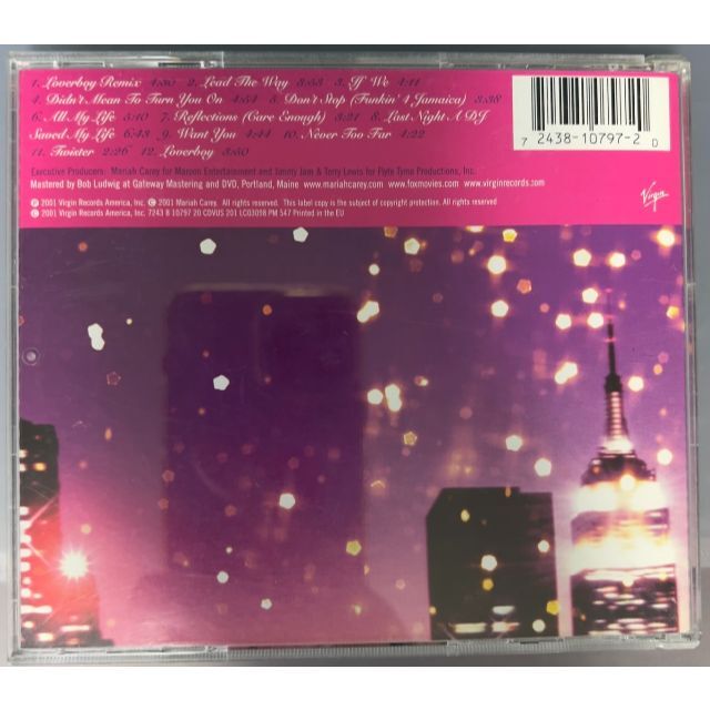 マライア・キャリー グリッター Glitter 輸入盤 エンタメ/ホビーのCD(ポップス/ロック(洋楽))の商品写真