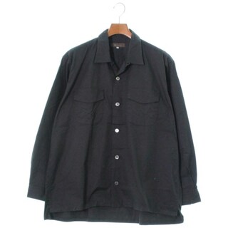 Y's for men ワイズフォーメン オープンカラーシャツ 半袖 黒 4 | フリマアプリ ラクマ