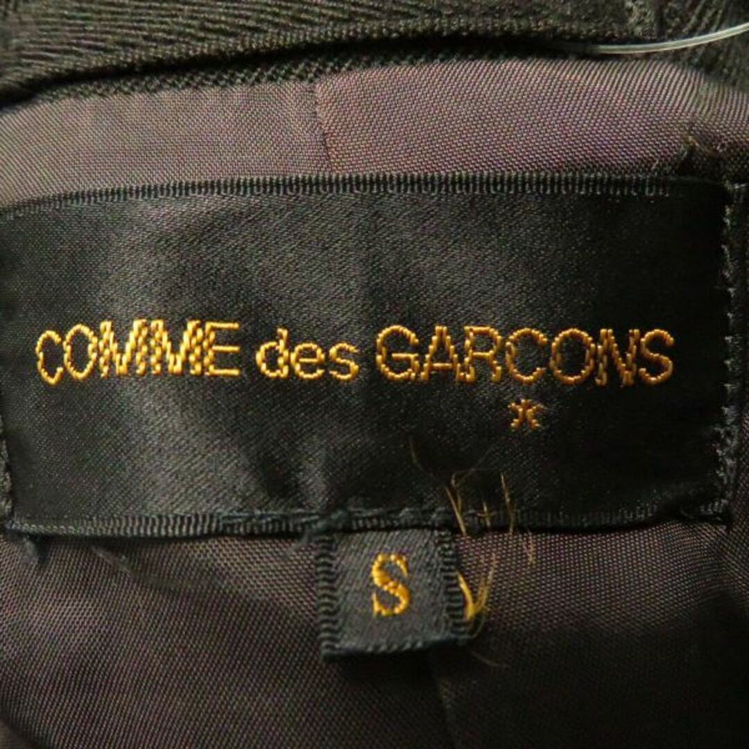 COMME des GARCONS(コムデギャルソン)の コムデギャルソン ジャケット  ブラック S ウール 変形 AM3287A11 メンズのスーツ(スーツジャケット)の商品写真