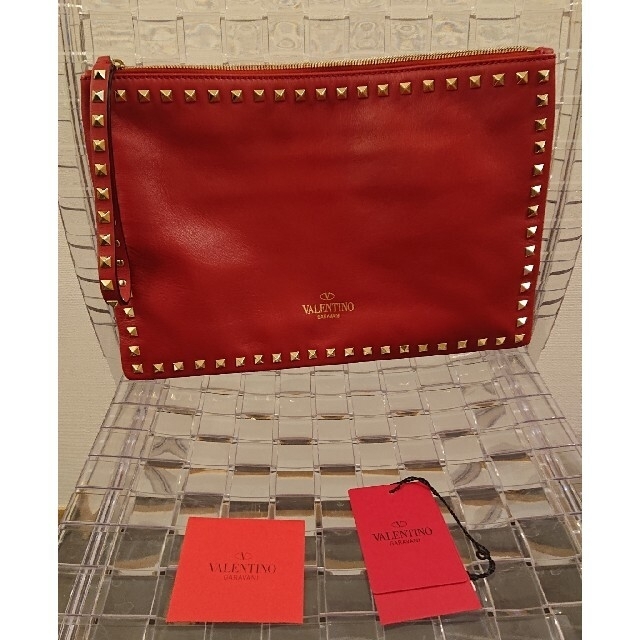 VALENTINO ロック スタッズ クラッチバッグ - 2