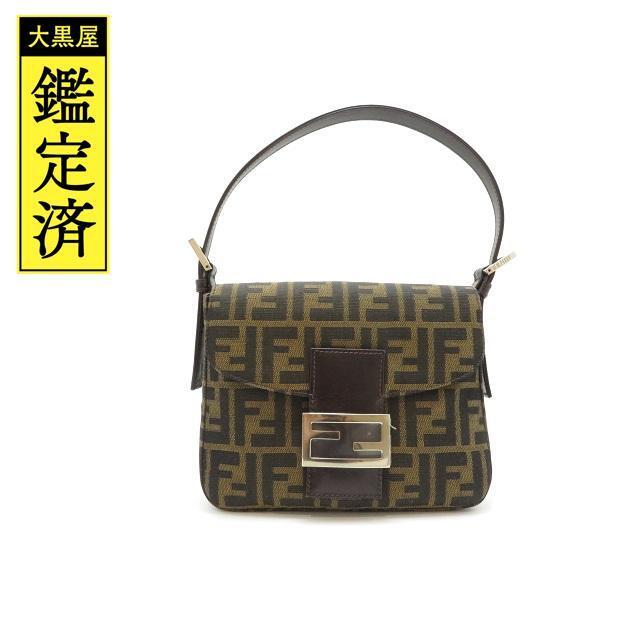 FENDI - フェンディ ズッカマンマバケット ダークブラウン キャンバス