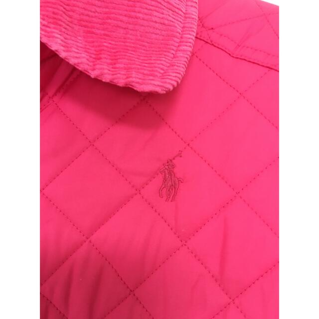 Ralph Lauren(ラルフローレン)のラルフローレン　キルティングジャケット　女児　ピンク　150cm キッズ/ベビー/マタニティのキッズ服女の子用(90cm~)(ジャケット/上着)の商品写真