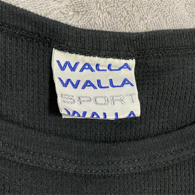 WALLA WALLA SPORT(ワラワラスポーツ)の★USA製★ WALLA WALLASPORT サーマルロンT ブラック　 メンズのトップス(Tシャツ/カットソー(七分/長袖))の商品写真