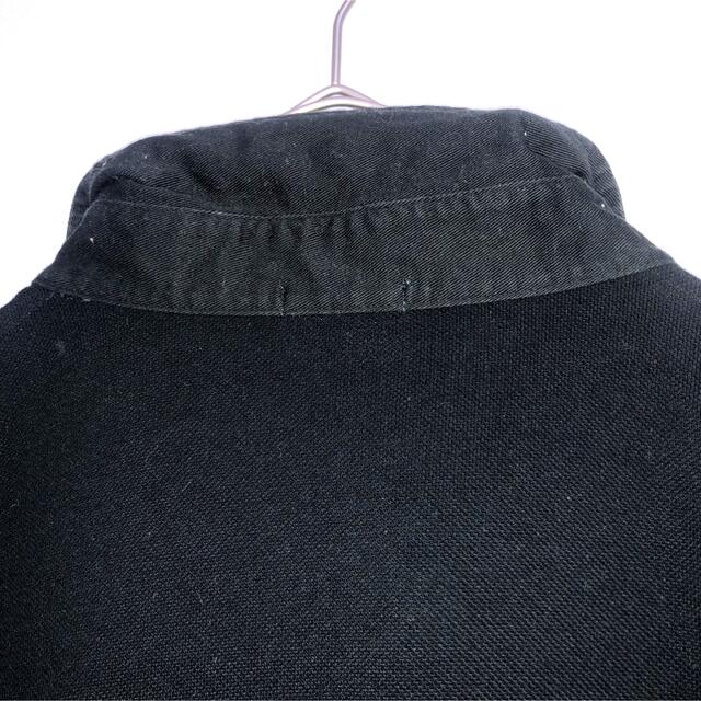 LACOSTE(ラコステ)の♣️LACOSTE ラコステ　ポロシャツ　ワニロゴ　長袖　ブラック　黒　サイズL メンズのトップス(ポロシャツ)の商品写真