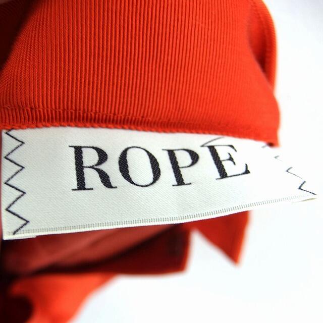 ROPE’(ロペ)のロペ ROPE フレア スカート 膝下 デニム グログランテープ ベルト 36 レディースのスカート(ひざ丈スカート)の商品写真