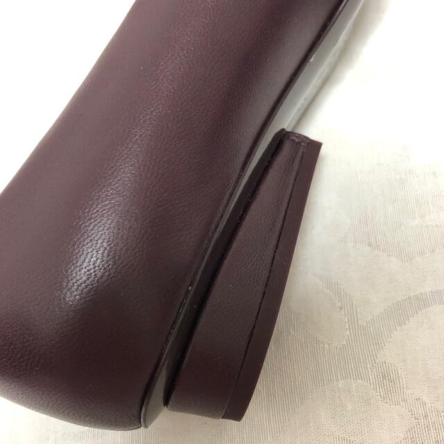 Salvatore Ferragamo(サルヴァトーレフェラガモ)の新品　国内未発売色　紫フェラガモ　フラットパンプス　VIVA 6D 23.5cm レディースの靴/シューズ(ハイヒール/パンプス)の商品写真