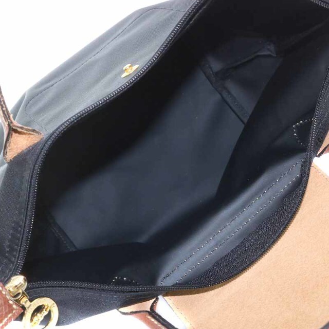 LONGCHAMP(ロンシャン)のロンシャン ルプリアージュ トートバッグ ハンドバッグ 舟形 S 黒 レディースのバッグ(トートバッグ)の商品写真