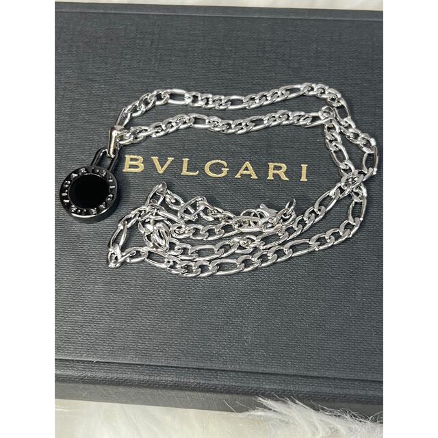 【正規新品】BVLGARI ペンダント チャーム +チェーン 革紐 ネックレス