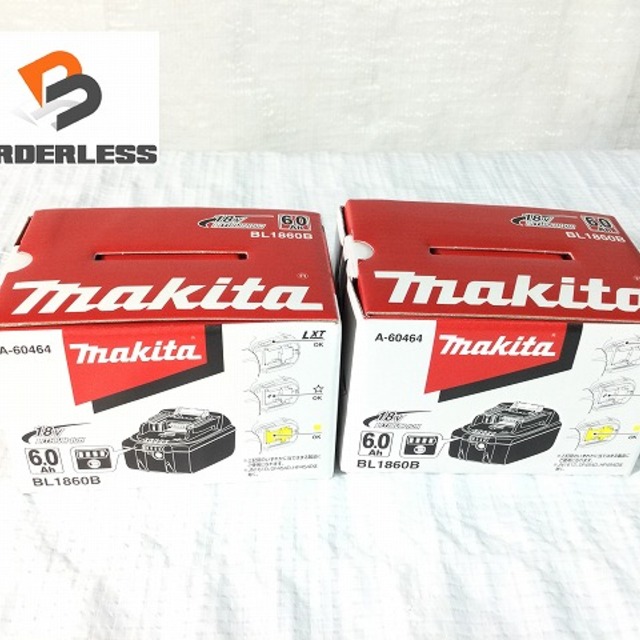 マキタ/makitaバッテリー/充電器BL1860B自動車/バイク