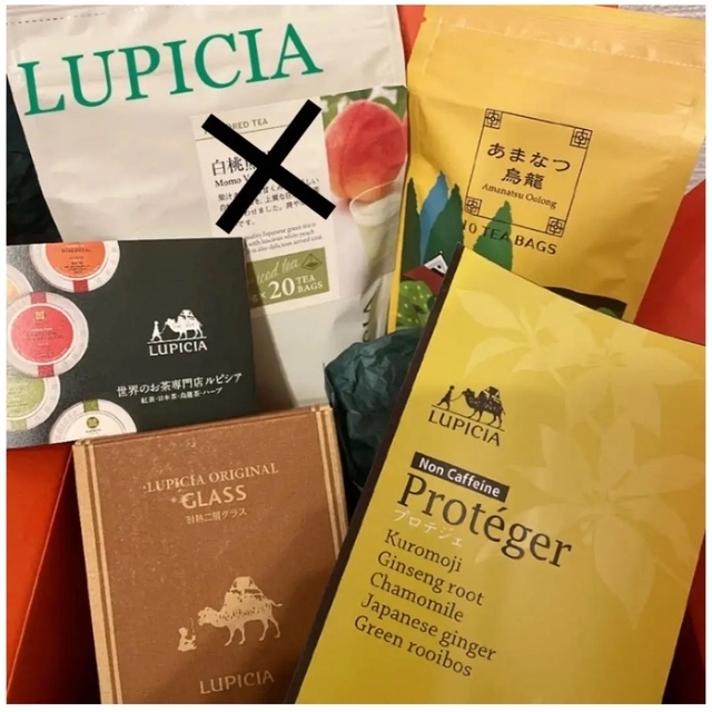 LUPICIA(ルピシア)のLUPICIA ルピシア お茶&グラスセット 食品/飲料/酒の飲料(茶)の商品写真