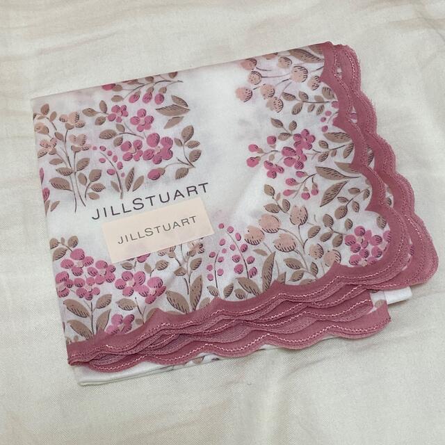 JILLSTUART(ジルスチュアート)のJILLSTUARTハンカチ　ピンク レディースのファッション小物(ハンカチ)の商品写真