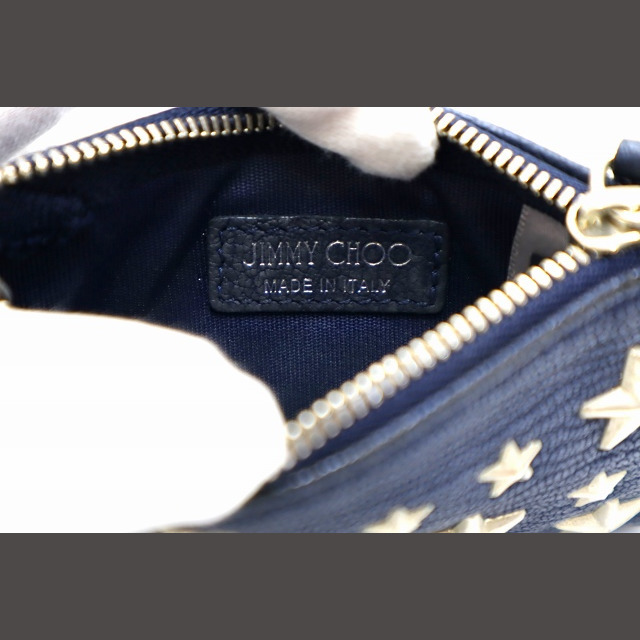 JIMMY CHOO(ジミーチュウ)のジミーチュウ  NANCY ナンシー スタースタッズ レザー コインケース レディースのファッション小物(コインケース)の商品写真