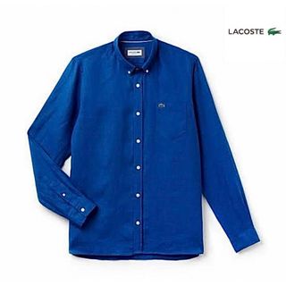 ラコステ(LACOSTE)の【新品】ラコステ定価¥16500大人の夏秋スタイリングに！リネン麻長袖シャツ(シャツ)