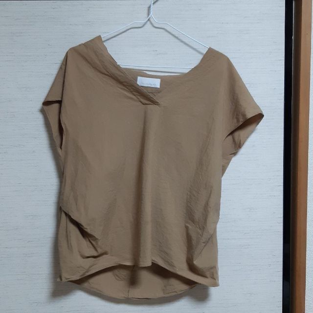 vネック カットソー F vネック カットソー F