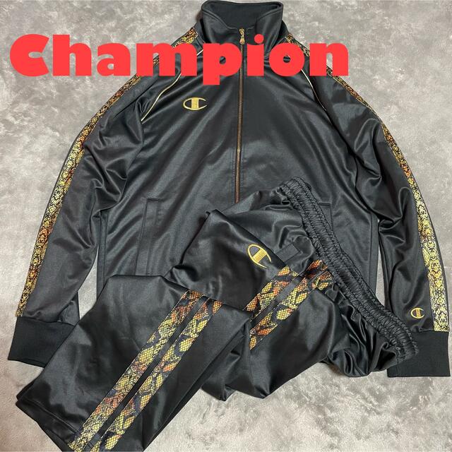 Champion チャンピオン パイソン柄 セットアップジャージ