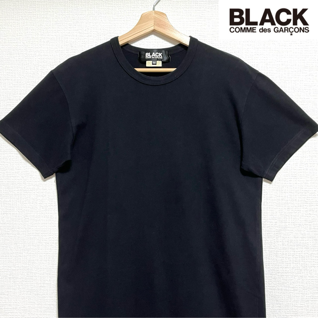 BLACK COMME des GARCONS(ブラックコムデギャルソン)の【美品】BLACK COMME des GarçonsメッシュドッキングTシャツ メンズのトップス(Tシャツ/カットソー(半袖/袖なし))の商品写真