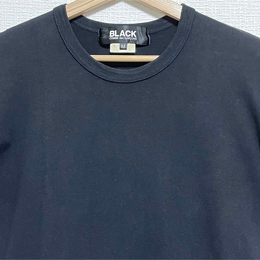 BLACK COMME des GARCONS(ブラックコムデギャルソン)の【美品】BLACK COMME des GarçonsメッシュドッキングTシャツ メンズのトップス(Tシャツ/カットソー(半袖/袖なし))の商品写真