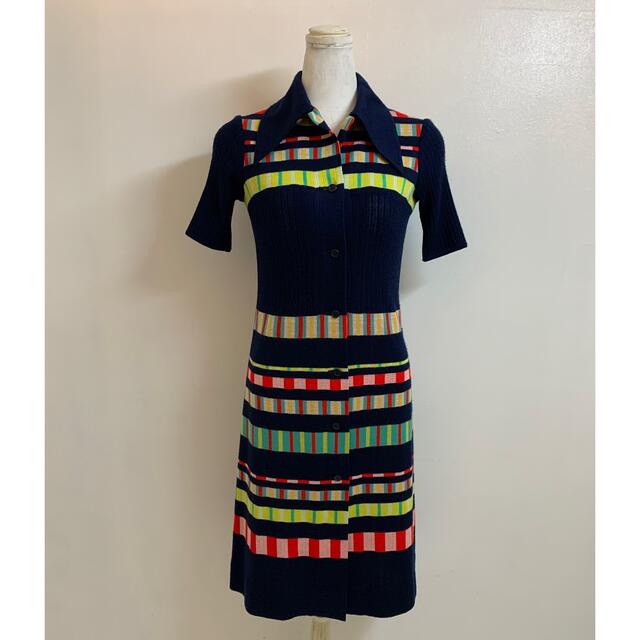 ワンピース マラソン限定!ポイント5倍 LANVIN PARIS VINTAGE 70s