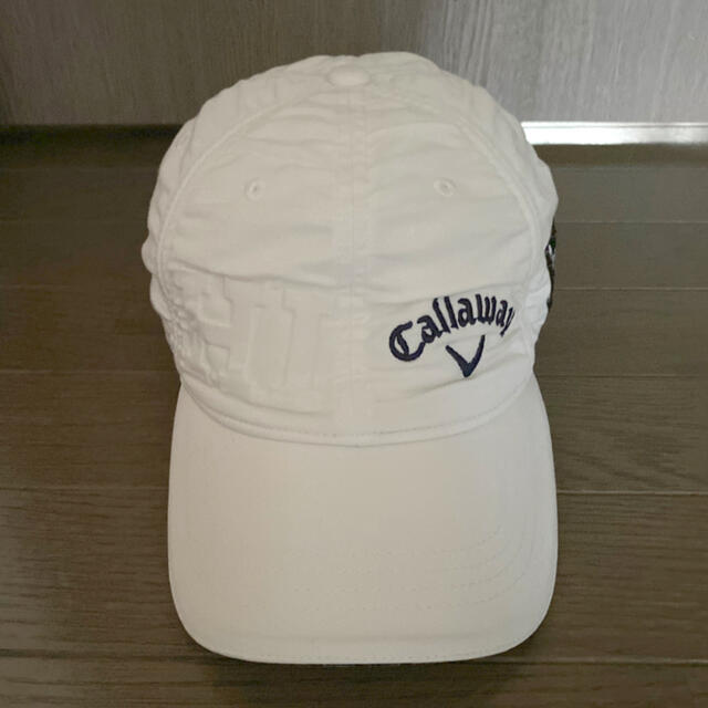 Callaway(キャロウェイ)のキャロウェイ　キャップ　白　メンズ　帽子 スポーツ/アウトドアのゴルフ(その他)の商品写真
