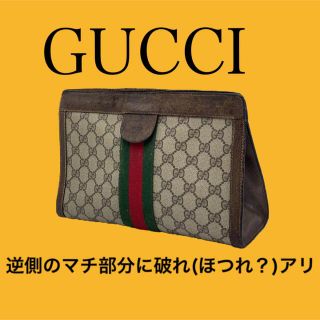 グッチ(Gucci)のグッチ　シェリーライン　クラッチバック　本物　GUCCI(セカンドバッグ/クラッチバッグ)