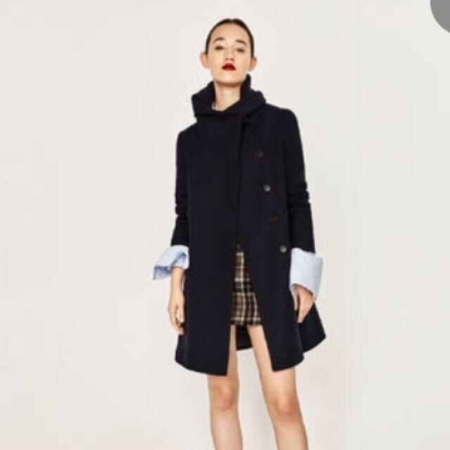 ZARA（ザラ）   ラッピングネックコート