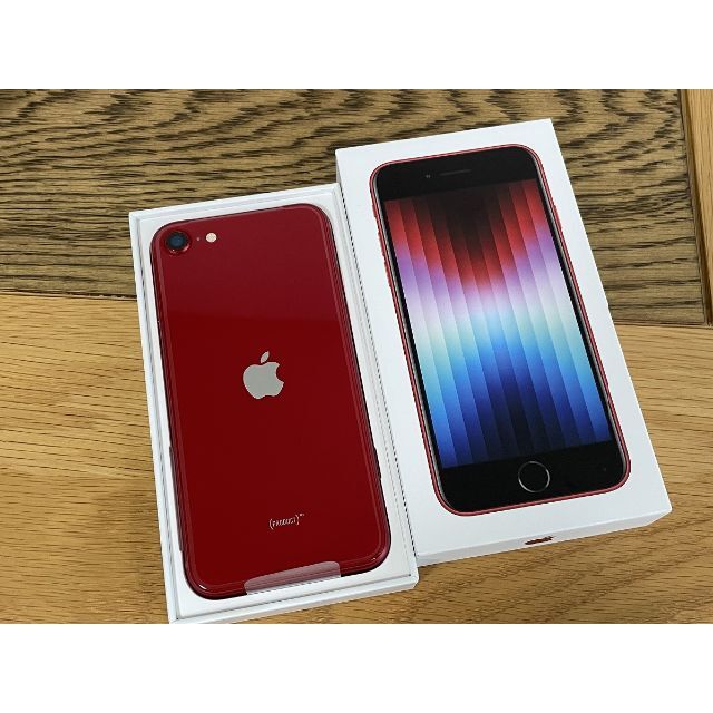 予約販売品】 Apple 新品 - Apple iphoneSE3(第3世代) Red 128GB