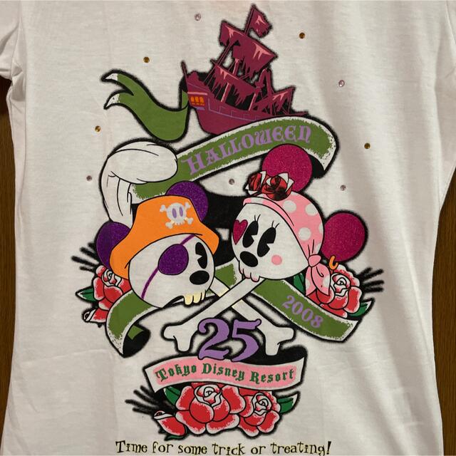 Disney(ディズニー)の東京ディズニーランド　ミッキー　ミニー　ホワイト　ハロウィン　Tシャツ レディースのトップス(Tシャツ(半袖/袖なし))の商品写真