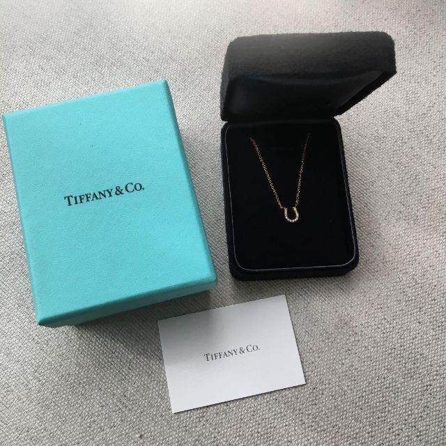 安心と信頼 ティファニー Tiffany Co. K18WG 750 メトロホースシュー