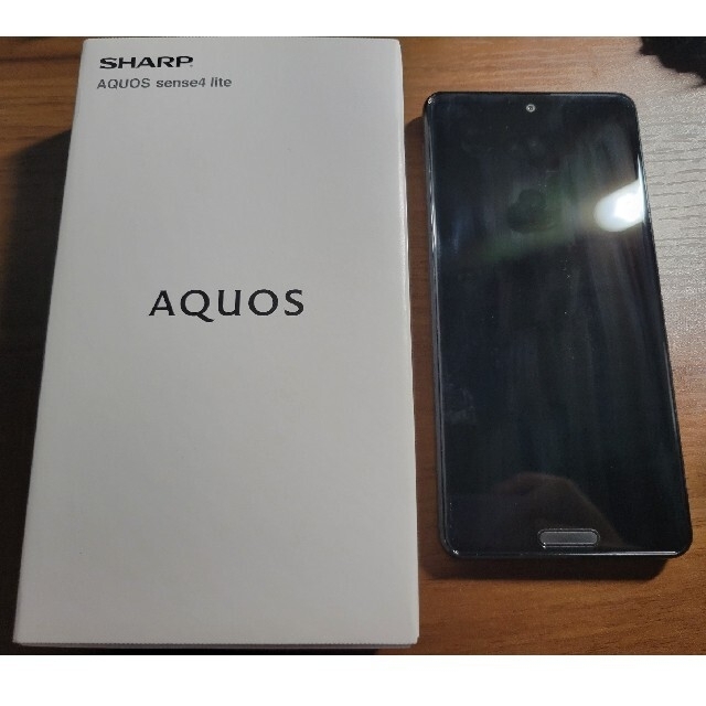 【新品未開封】SHARP AQUOS sense4 lite ブラック