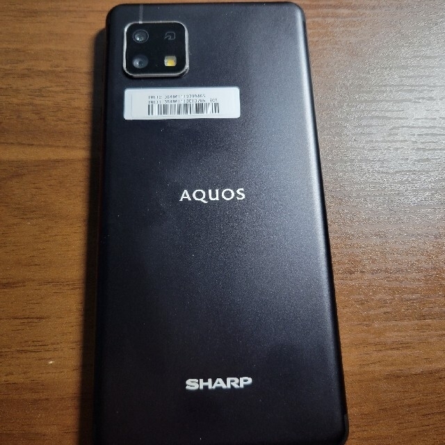 【新品未開封】AQUOS sense4 lite ブラック モバイルスマートフォン/携帯電話