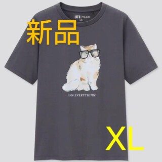 ユニクロ(UNIQLO)のXL新品 ポール&ジョー キャット 猫 Tシャツ ユニクロ UT ネコ コラボ(Tシャツ(半袖/袖なし))