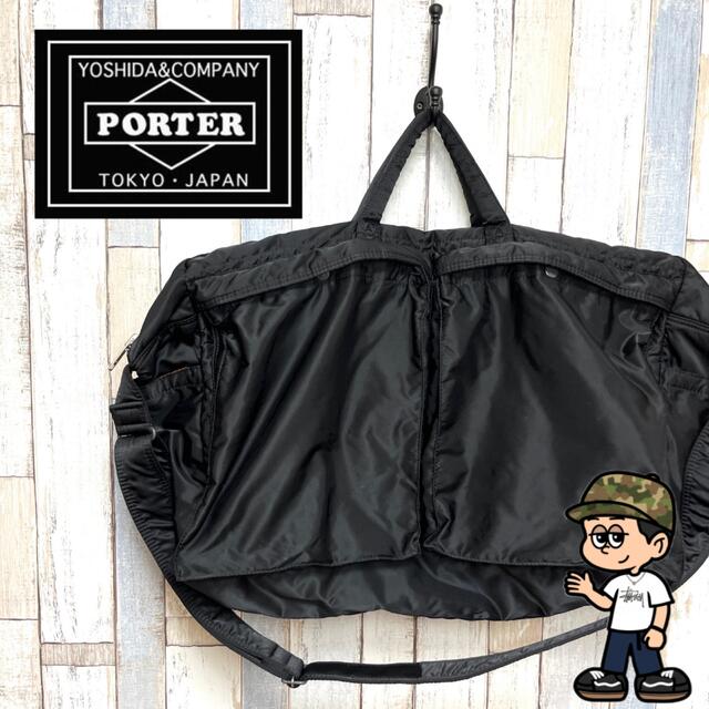 美品】Porter ポーター ボストンバック 2way タンカー 希少品-