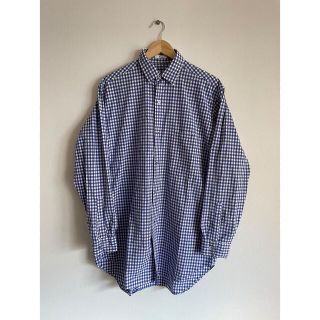 コムデギャルソンオムプリュス(COMME des GARCONS HOMME PLUS)の80's〜90's Y's for men ギンガムチェックシャツ　ブルー(シャツ)