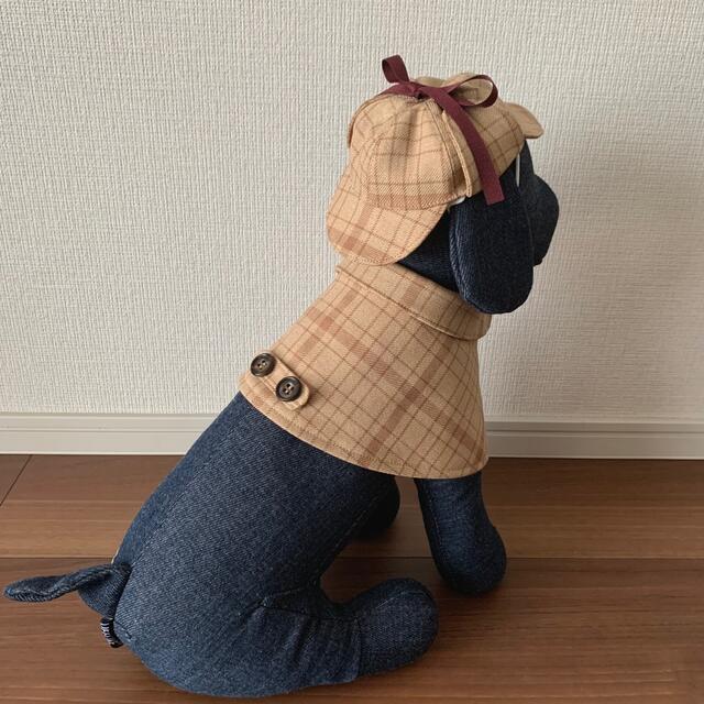 ＊犬服＊探偵なりきりセット＊ ハンドメイドのペット(ペット服/アクセサリー)の商品写真