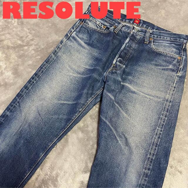 DENIME(ドゥニーム)の★GOODエイジング★ RESOLUTE リゾルト 710 w33 L 31  メンズのパンツ(デニム/ジーンズ)の商品写真