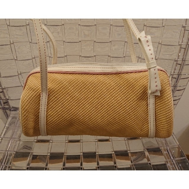 Cole Haan(コールハーン)のコールハーン かご ショルダーバッグ リボン付き レディースのバッグ(ショルダーバッグ)の商品写真