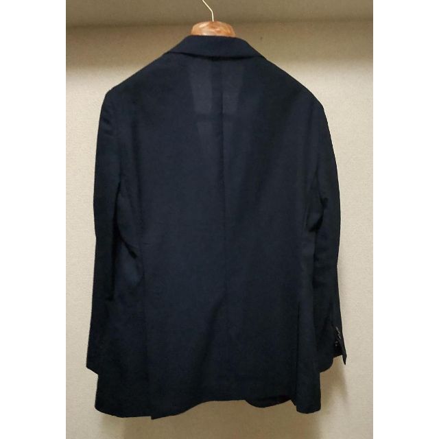 THE SUIT COMPANY(スーツカンパニー)のテーラードジャケット 薄手 シルク混 ネイビー メンズのジャケット/アウター(テーラードジャケット)の商品写真