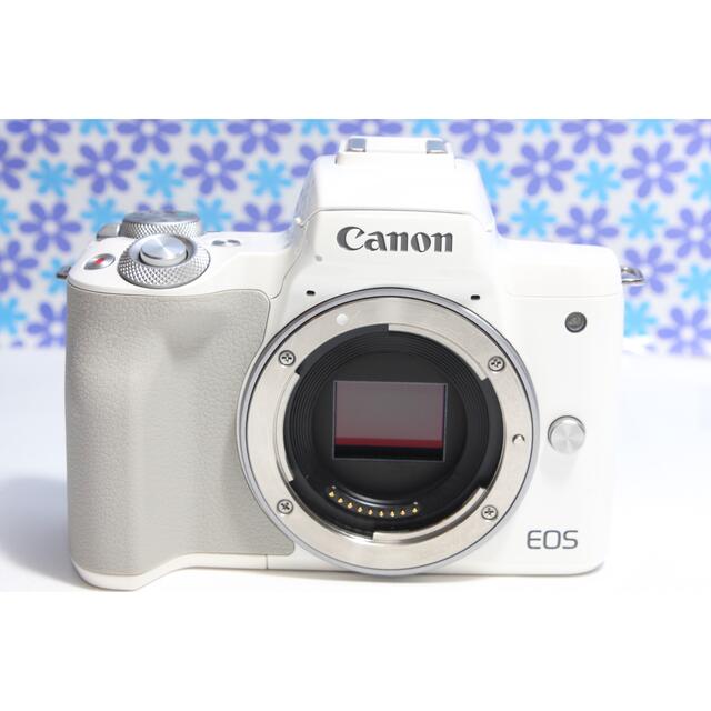 Wi-Fi &Bluetooth搭載☆Canon EOS kiss M☆極美品