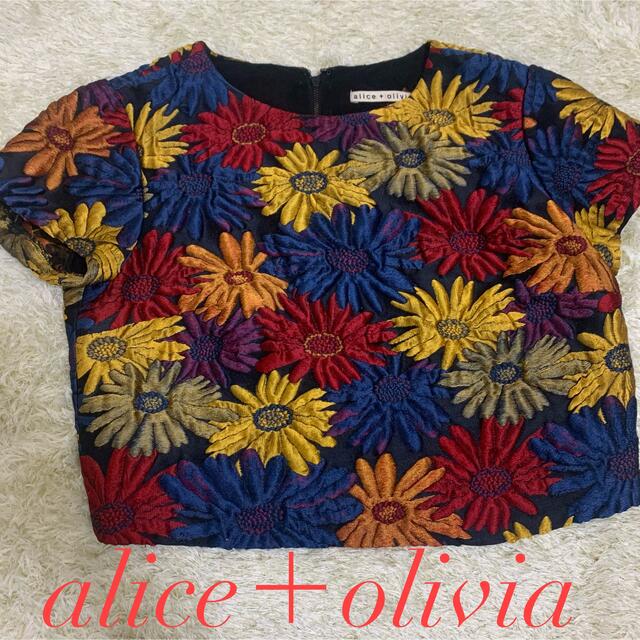 Alice+Olivia - 芸能人愛用 alice＋olivia 花柄 刺繍シャツ アリス